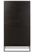 J-Line Rek Mode Mango Hout/Mdf Zwart