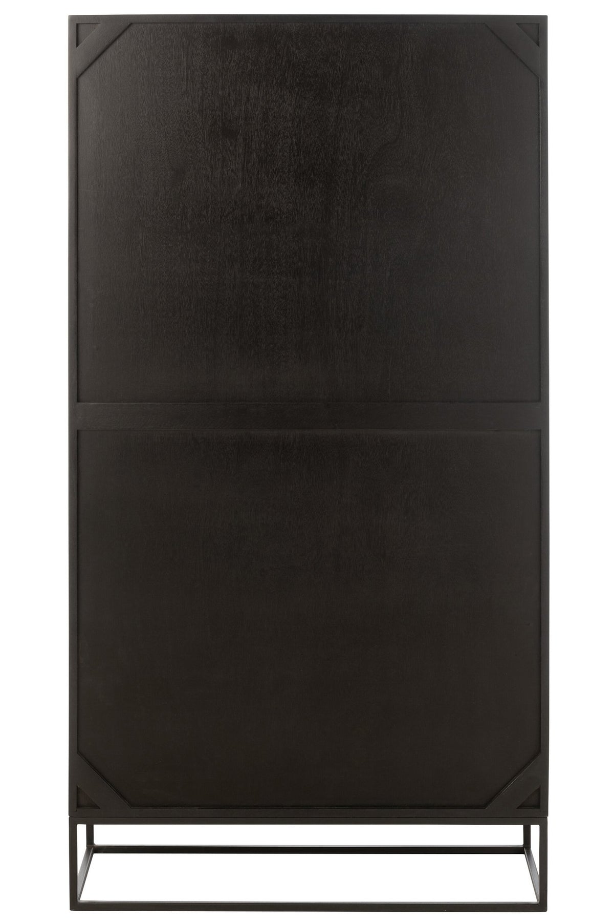 J-Line Rek Mode Mango Hout/Mdf Zwart