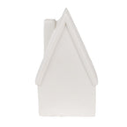 Decoratie Huis met LED 9x6x15 cm Beige Porselein