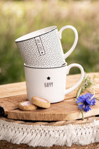 Mok 275 ml Wit Keramiek Ster Drinkbeker