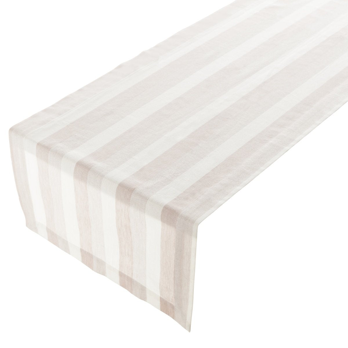 Royal Stripe Tafelloper roze zilver 50x140cm