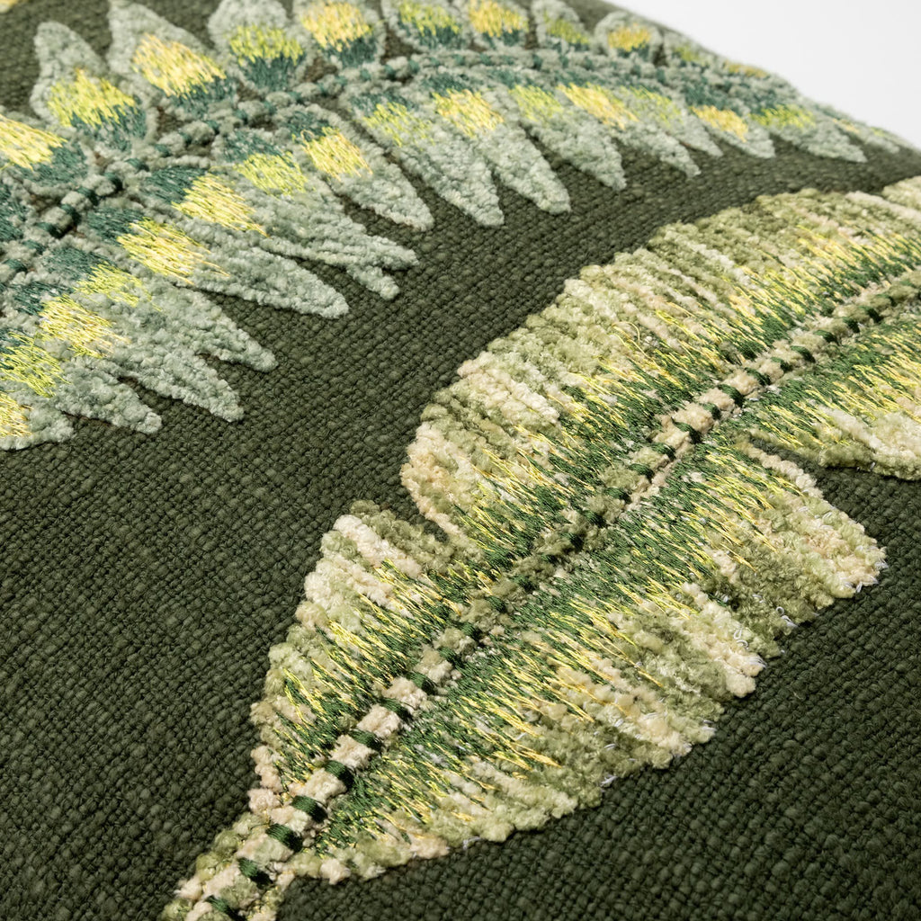 Fernando | Kussen | 40x60 cm bieslook | Groen | Hoii | Met luxe binnenkussen