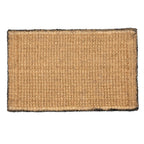 Kokosmat handgeweven 3 katten zwart 75cm