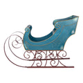 Arrenslee Kerst Groot 137x50x98 cm Blauw Metaal