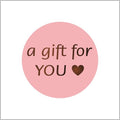 A gift for you - wensetiket - rol van 500 stuks