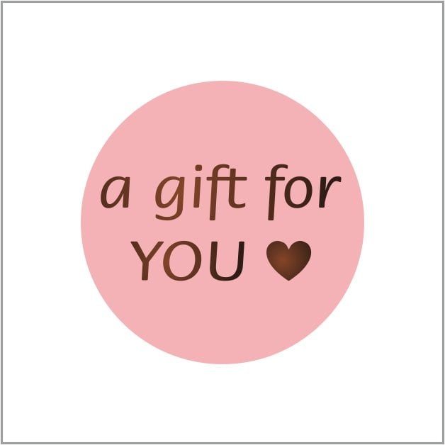 A gift for you - wensetiket - rol van 500 stuks