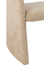 J-Line Anise Stoel Textiel Beige