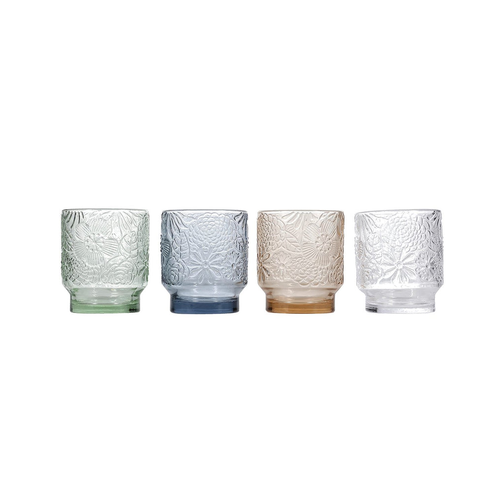 Glas 30cl Flora - Set van 4