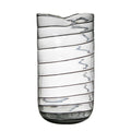 Selva Vaas strepen zwart h36,5 d19cm
