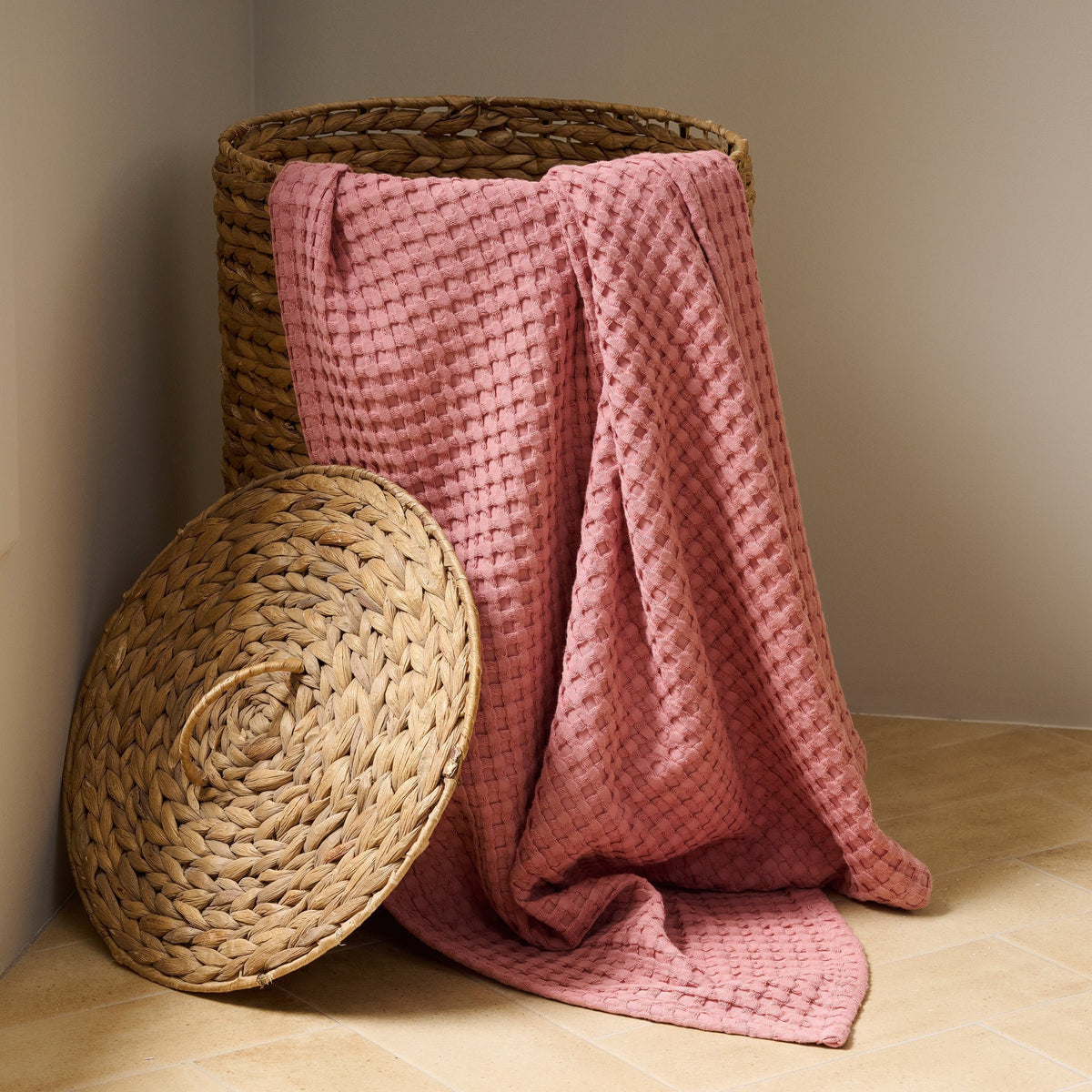 Katoenen wafelbadhanddoek - XL