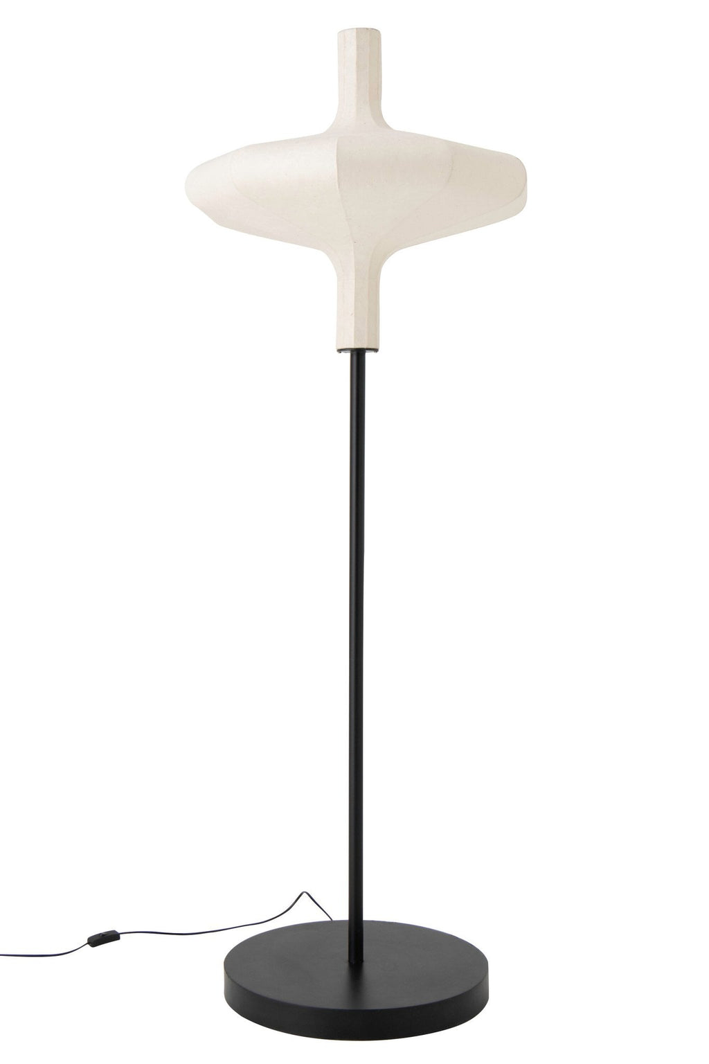 J-Line voetlamp - papier - naturel