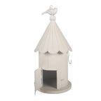Vogelhuis Ø 19x40 cm Beige Metaal