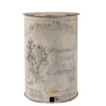 Pedaalemmer 12000 ml Wit IJzer Prullenbak