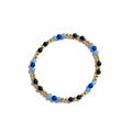 Dames armband Onyx, Aquamarijn en Agaat 4 mm