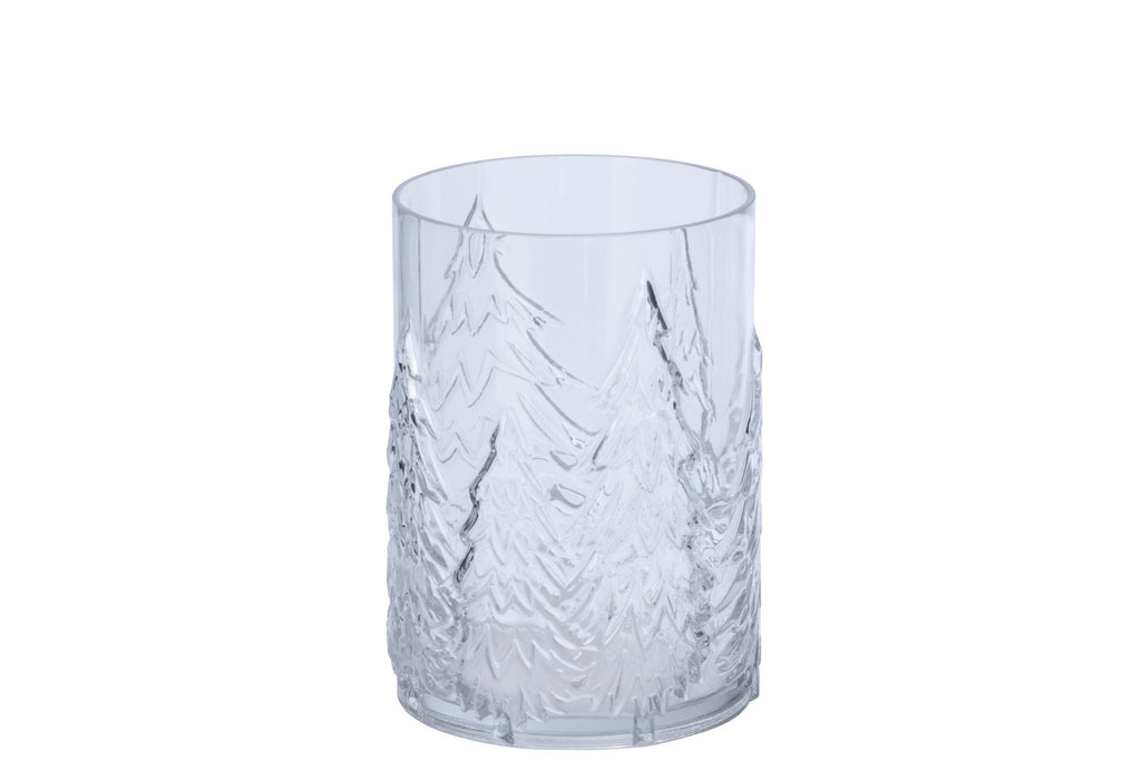 J-Line Vaas boom - glas - transparant - small