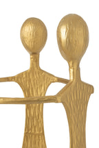 J-Line figuur 3 Men - aluminium - goud