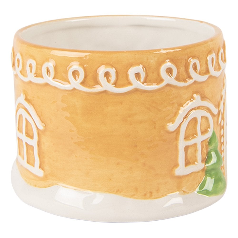 Tea for One Gingerbread house 550 ml / 450 ml Bruin Keramiek