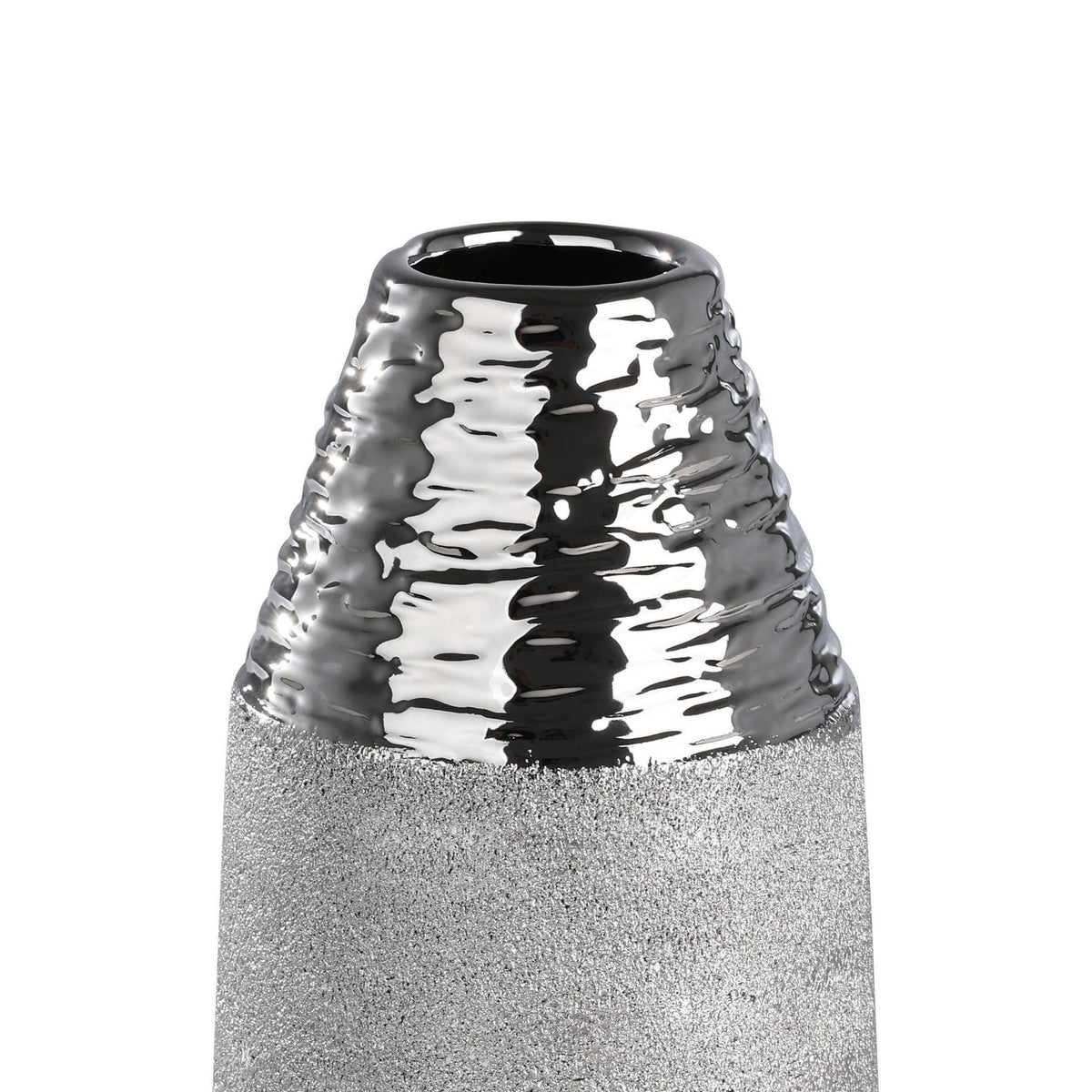 Vaas Aramberri Zilver 12x35 cm