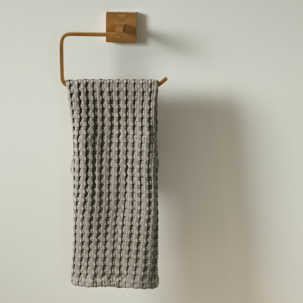 Katoenen bamboewafelhanddoek - Verhoogd absorptievermogen