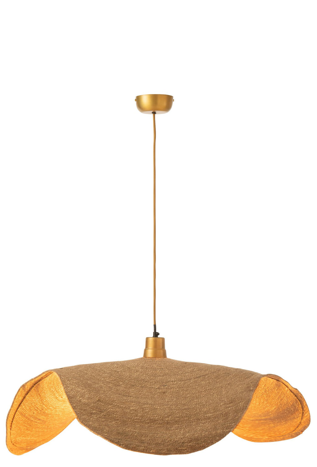 J-Line hangende Lamp Moonj - gras - naturel - large