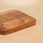 River Loop serveerplank – acaciahouten schaal – handgemaakt, modern lushandvat – set van 4
