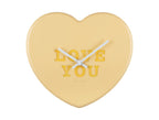 Wandklok Hart Snoep