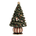 Muziekdoos Kerstboom Ø 13x23 cm Groen Kunststof