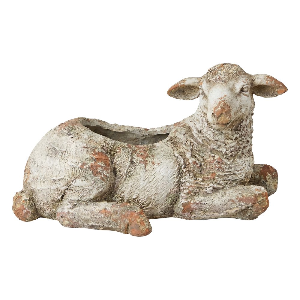 Bloempot Schaap Beige Keramisch materiaal Decoratie Bloempot