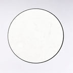Ronde marmeren kegeltafel - Zwart metaal - Eigentijdse stijl