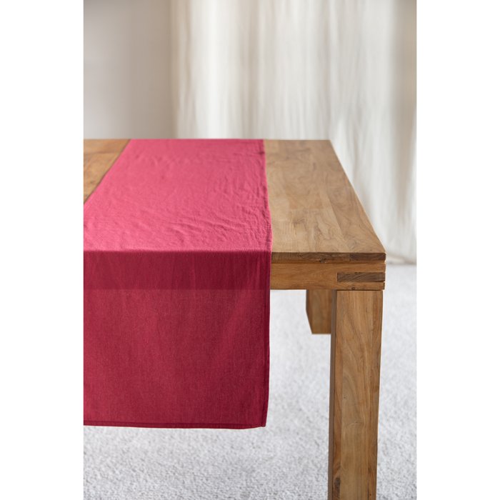 Katoenen tafelloper ca. 40x160cm