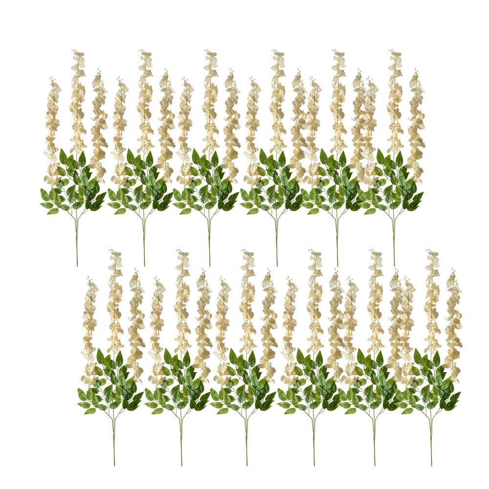 Kunstbloemen Set van 12 110 cm Geel Kunststof