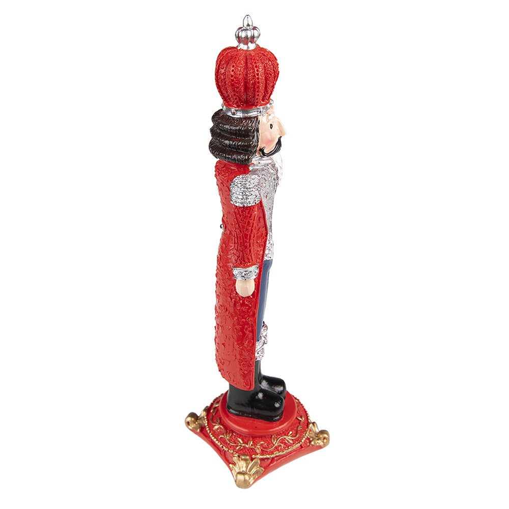 Kerstdecoratie Notenkraker 24 cm Rood Kunststof