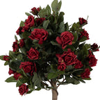 Kunstplant Roos 120 cm Rood Kunststof