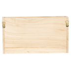 Tijdschriftenhouder Bruin, Hout 28x12x15 cm