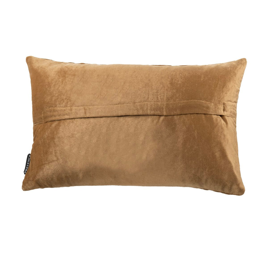 Folded kussen goud 30x50cm