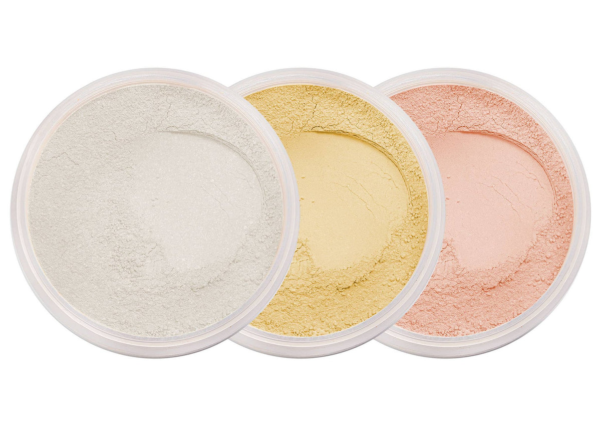 Minerale make-up markeerstift Puder | grün gelb vegan poeder voedende concealer schoon