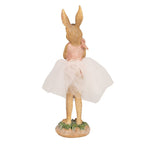 Beeld Konijn 21 cm Bruin Polyresin Paasdecoratie