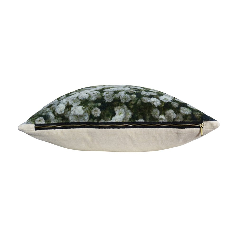 Kussen fluweel natuur gipskruid 45x45cm*