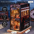 Cutebee, DIY Booknook, Het trein mysterie/Train Mystery Case, BN01B, 18x11x23cm