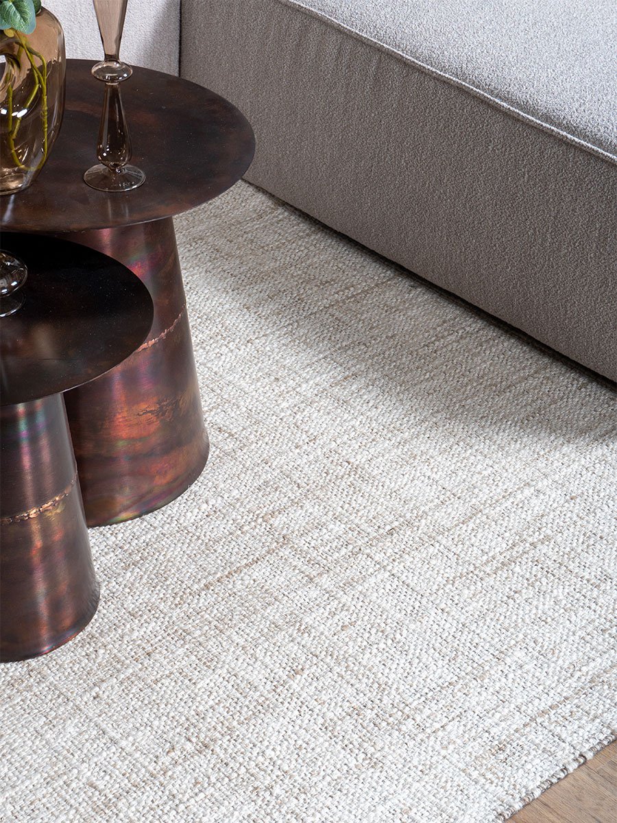 Vloerkleed Cross Light Beige - 240 x 340 cm