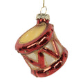 Kersthanger Trommel Ø 4x5 cm Rood Glas