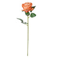 Kunstbloem Roos 50 cm Oranje Kunststof