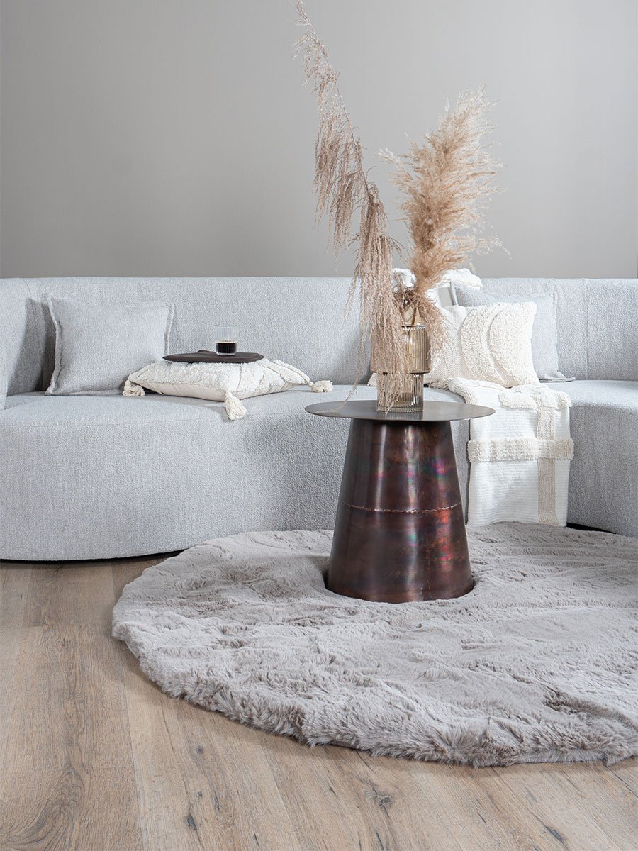 Vloerkleed Morbido Nature - Rond ø230 cm