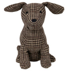 Deurstopper hond zit ruit 21x16x26 cm