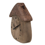Tafelklok 18x5x19 cm Bruin Hout