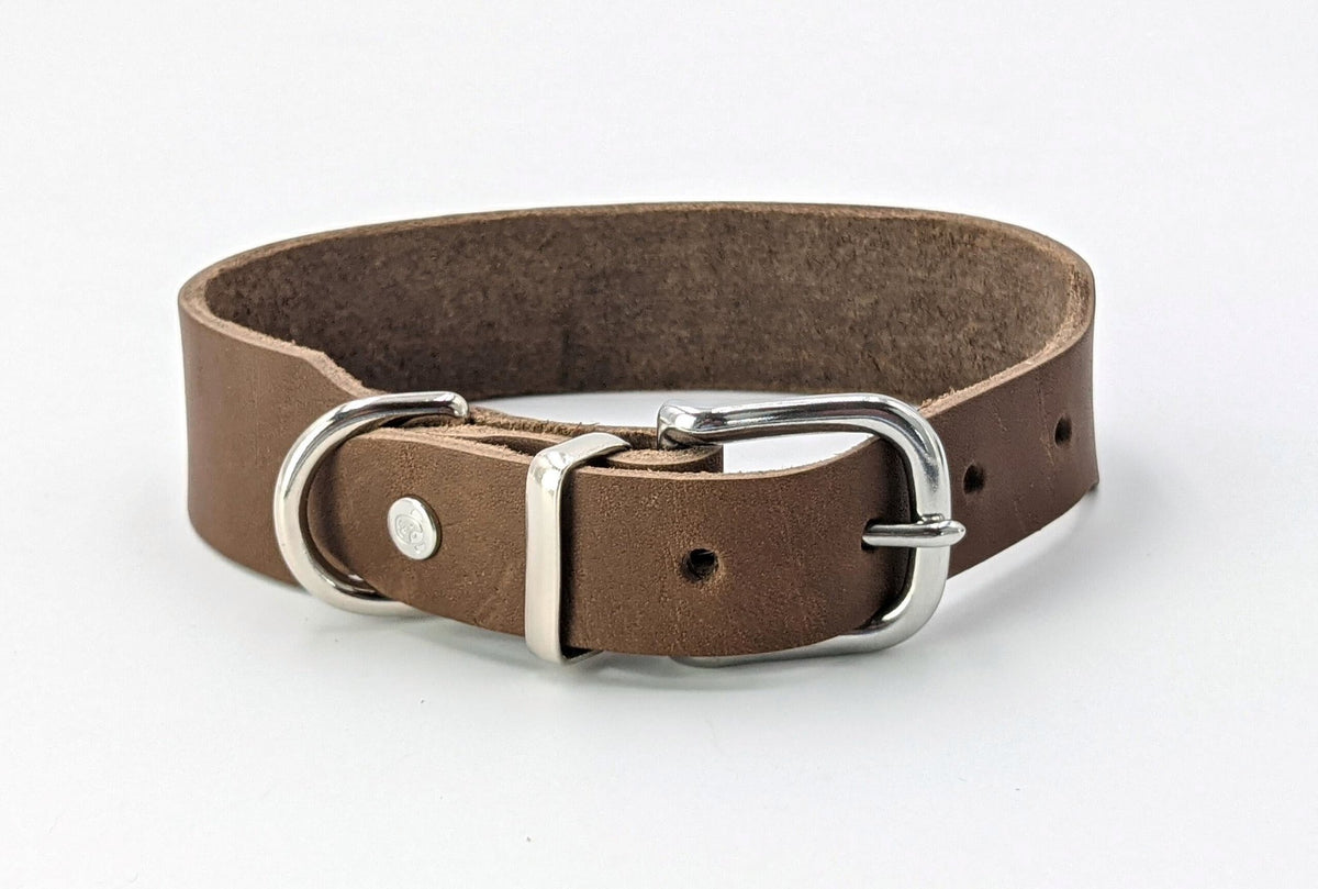 Giro leren halsband voor honden