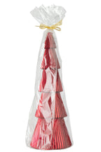 J-Line Dennenboomkaars - paraffine - kerstrood - large