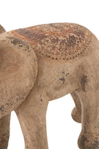 J-Line decoratie Olifant Antiek - polyresin - mix