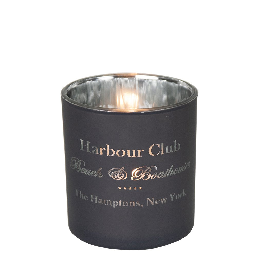 Theelichthouder harbour club grijs small 8cm