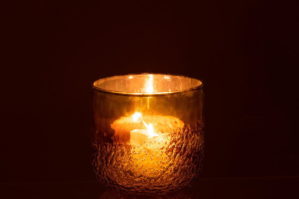J-Line lantaarnspiegel - glas - groot - medium